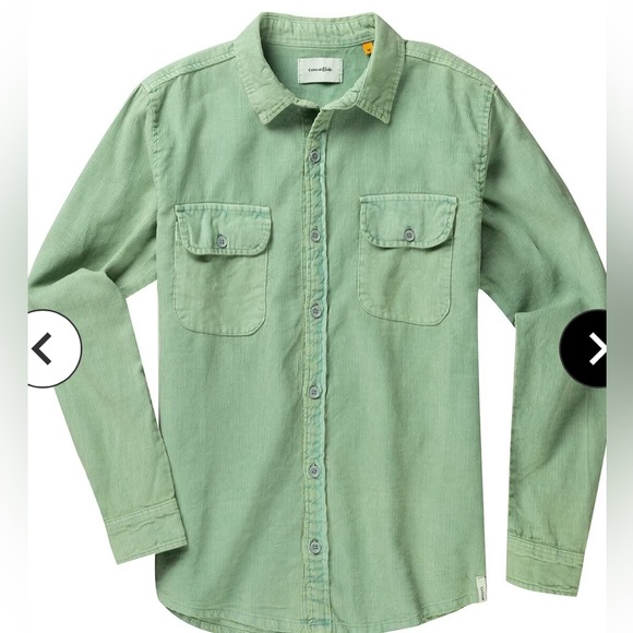 The Critical Slide Lazy Boy Corduroy Shirt - Picture 1 of 9